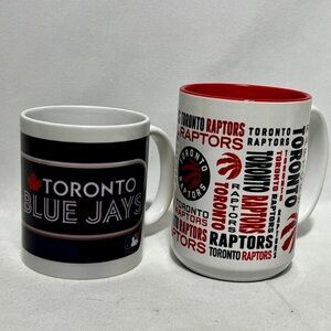 SET NWT❗️Authentic Toronto Blue Jays and Toronto Raptors Mugs